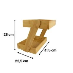 Orange85 Serveertoren Etagere Murale Bamboe 2 Laags Hout 31.5x22.5x26cm 6 Orange85 Serveertoren Etagere Murale Bamboe 2 Laags Hout 31.5x22.5x26cm -Tafel Benodigdheden Winkel 1000068742 0110