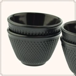 OTIX Gietijzeren Theekopjes 100ml 6 Stuks -Tafel Benodigdheden Winkel 1000068773 0110