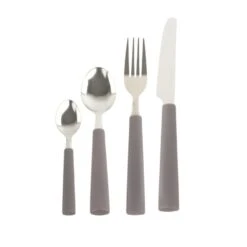 Orange85 Bestekset Met Handvat Antraciet Set Van 16 Bestek