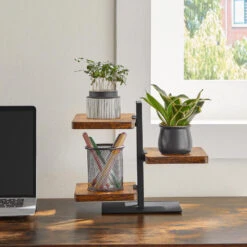 ACAZA Serveertoren Uit 3 Delen, Serveerset, Vintage Bruin -Tafel Benodigdheden Winkel 1000069713 0102