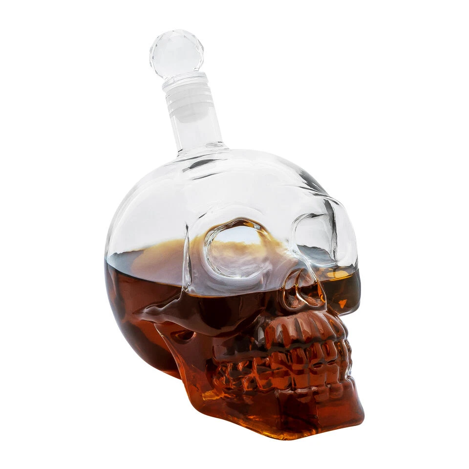 Aretica Whisky Karaf - Skull - Glas 1 Aretica Whisky Karaf - Skull - Glas