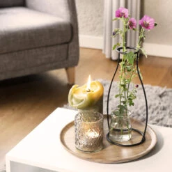 QUVIO Houten Dienblad Rond - Maat L -Tafel Benodigdheden Winkel 1000071540 0103