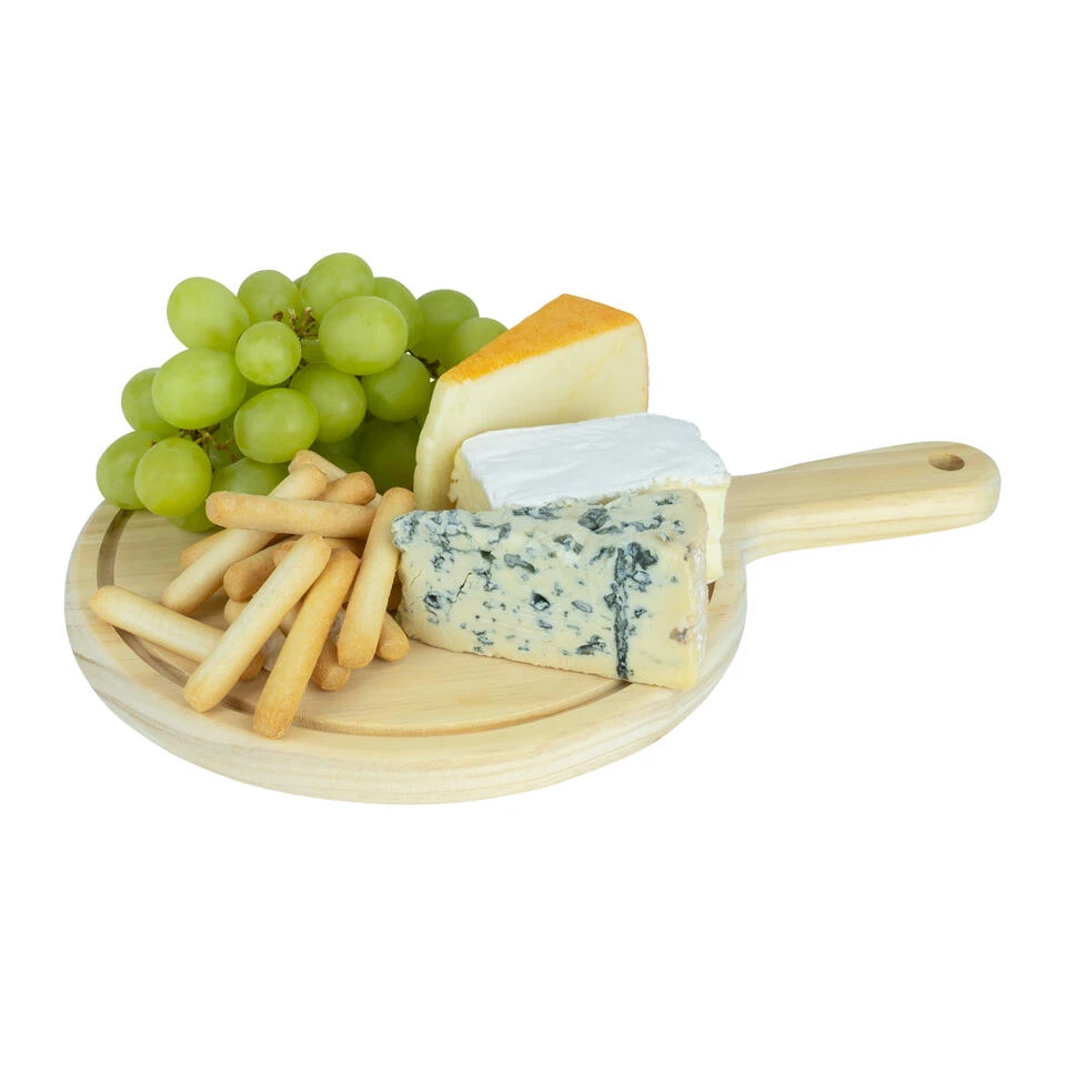 Krumble Serveerplank Rond - S - Hout 1 Krumble Serveerplank Rond - S - Hout