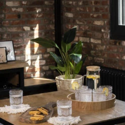 Krumble Waterglas Vintage - 260 Ml - Set Van 6 -Tafel Benodigdheden Winkel 1000071588 0101