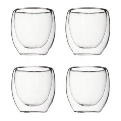 Krumble Espresso Glas Dubbelwandig Set Van 4