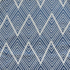 QUVIO Tafelkleed - 200 X 135 Cm - Grafische Print - Katoen - Grijsblauw -Tafel Benodigdheden Winkel 1000071608 0101