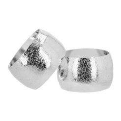 QUVIO Servetringen - Set Van 4 - Zilver -Tafel Benodigdheden Winkel 1000071609 0103