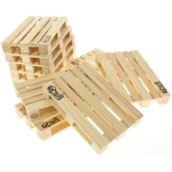 Labyrinth Palette-It - Set Van 10 Houten Onderzetters (12x8 Cm) -Tafel Benodigdheden Winkel 1000072335 0103