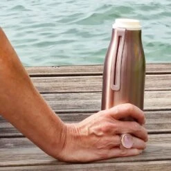 Ecoffee Cup Warm/Koud Dubbelwandig Thermosfles - 500 Ml - Roze Metalic -Tafel Benodigdheden Winkel 1000073345 0102