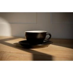 Barista Innovations Nero - Schotel Koffiekop Regular - Set Van 6 - Mat Zwart -Tafel Benodigdheden Winkel 1000073351 0103