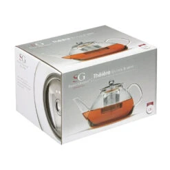 Secret De Gourmet - Theepot - Glas/rvs - Met Filter - 1300 Ml 5 Secret De Gourmet - Theepot - Glas/rvs - Met Filter - 1300 Ml -Tafel Benodigdheden Winkel 1000074738 0102
