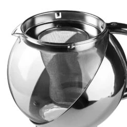 Secret De Gourmet - Theepot - Glas/rvs - Met Filter - 1100 Ml -Tafel Benodigdheden Winkel 1000074740 0102