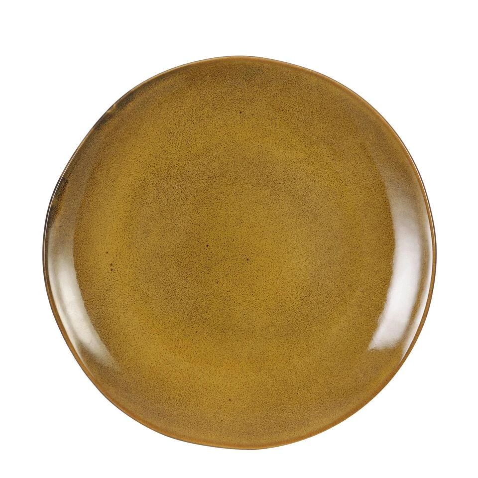 Mica Decorations Tabo Dinerbord - Ø26,5 Cm - Oker 1 Mica Decorations Tabo Dinerbord - Ø26,5 Cm - Oker