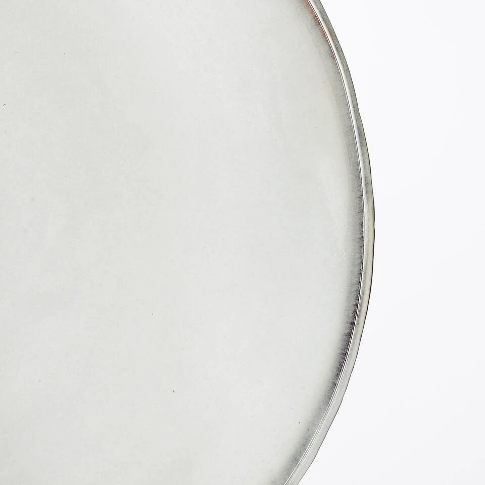 Mica Decorations Tabo Ovaal Bord - L31 X B18 X H3 Cm - Grijs 2 Mica Decorations Tabo Ovaal Bord - L31 X B18 X H3 Cm - Grijs - Afbeelding 2