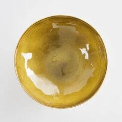 Mica Decorations Tabo Schaal - H9 X Ø30,5 Cm - Oker -Tafel Benodigdheden Winkel 1000077192 0102