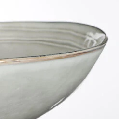 Mica Decorations Tabo Schaal - H9 X Ø30,5 Cm - Grijs -Tafel Benodigdheden Winkel 1000077200 0102