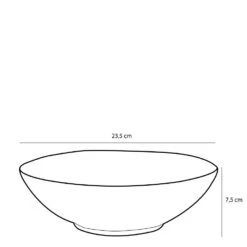 Mica Decorations Tabo Schaal - H7,5 X Ø23,5 Cm - Wit 7 Mica Decorations Tabo Schaal - H7,5 X Ø23,5 Cm - Wit -Tafel Benodigdheden Winkel 1000077203 0103