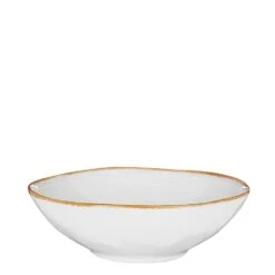 Mica Decorations Tabo Schaal - H7,5 X Ø23,5 Cm - Wit