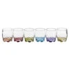 Secret De Gourmet Drinkglazen 6 Stuks - Waterglazen - 310 Ml - Kleurenmix