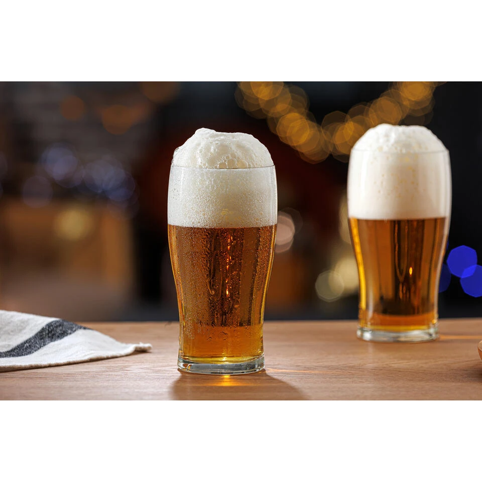 Secret De Gourmet Bierglazen Groot - 4 Stuks - Transparant - 570 Ml - 16 Cm 2 Secret De Gourmet Bierglazen Groot - 4 Stuks - Transparant - 570 Ml - 16 Cm - Afbeelding 2