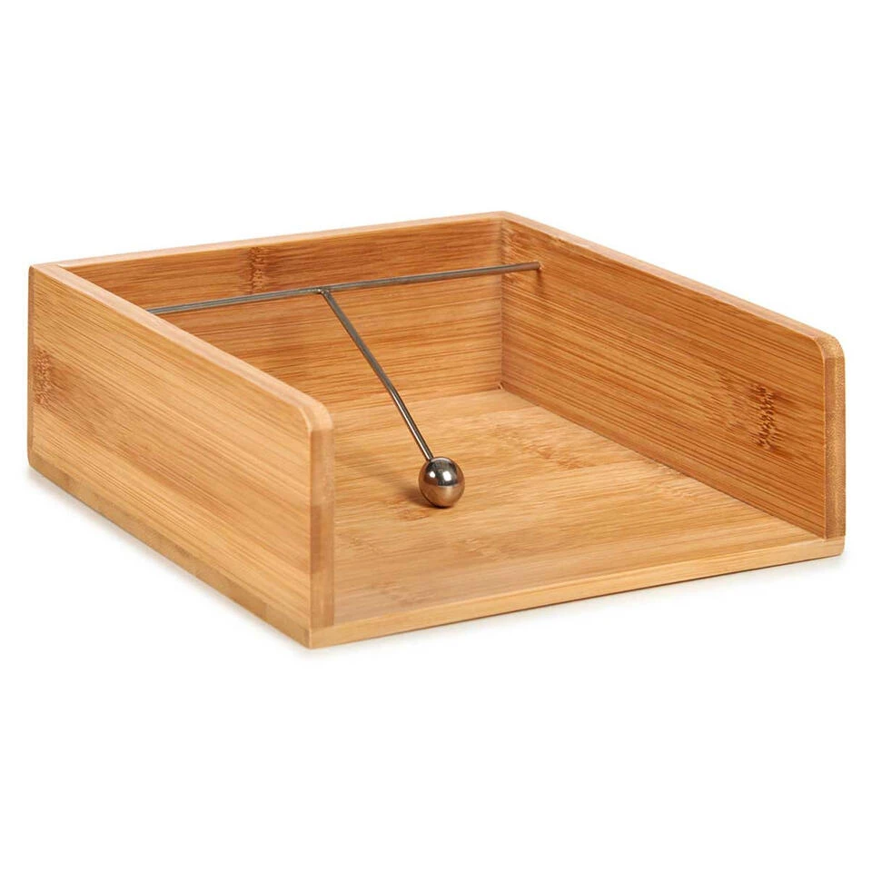 Arte R Servethouder - Bamboe - Bruin-beige - 21,5 X 19 X 7 Cm 1 Arte R Servethouder - Bamboe - Bruin-beige - 21,5 X 19 X 7 Cm