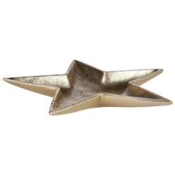 Beliani Decoratieve Schaal BANTEN - Goud Aluminium -Tafel Benodigdheden Winkel 1000081432 0103