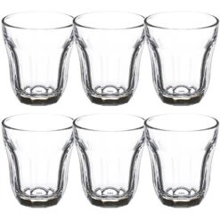 Secret De Gourmet Water/sap Glazen - 6 St - 210 Ml - Enzeau