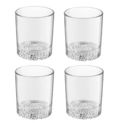 Whisky Tumbler Glazen - 4x - Artisan Serie - Transparant - 290 Ml -Tafel Benodigdheden Winkel 1000085456 0103
