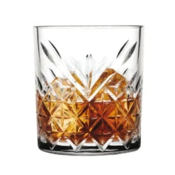 Pasabahce Whisky Tumbler Glazen - 4x - Timeless Serie - Transparant - 340 Ml -Tafel Benodigdheden Winkel 1000085459 0102