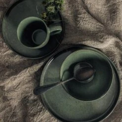 Dutch Rose Bord 27 Cm Groen -Tafel Benodigdheden Winkel 1000085848 0102