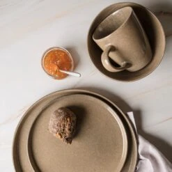 Dutch Rose Bord 27 Cm Camel -Tafel Benodigdheden Winkel 1000085860 0102