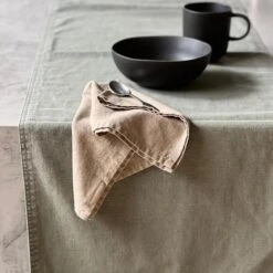 Dutch Rose Tafelloper 40x150 Cm Dubbelzijdig Terracotta-beige -Tafel Benodigdheden Winkel 1000086112 0102