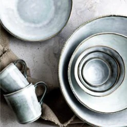 Dutch Rose Schaal 23 Cm Blauw -Tafel Benodigdheden Winkel 1000086742 0102