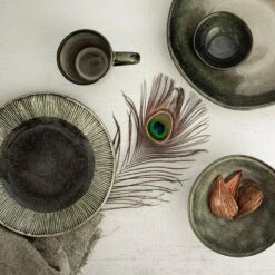 Dutch Rose Schaal 23 Cm Groen -Tafel Benodigdheden Winkel 1000086744 0102