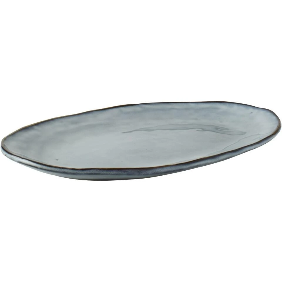 Dutch Rose Ovale Schaal 34x23 Cm Blauw 2 Dutch Rose Ovale Schaal 34x23 Cm Blauw - Afbeelding 2