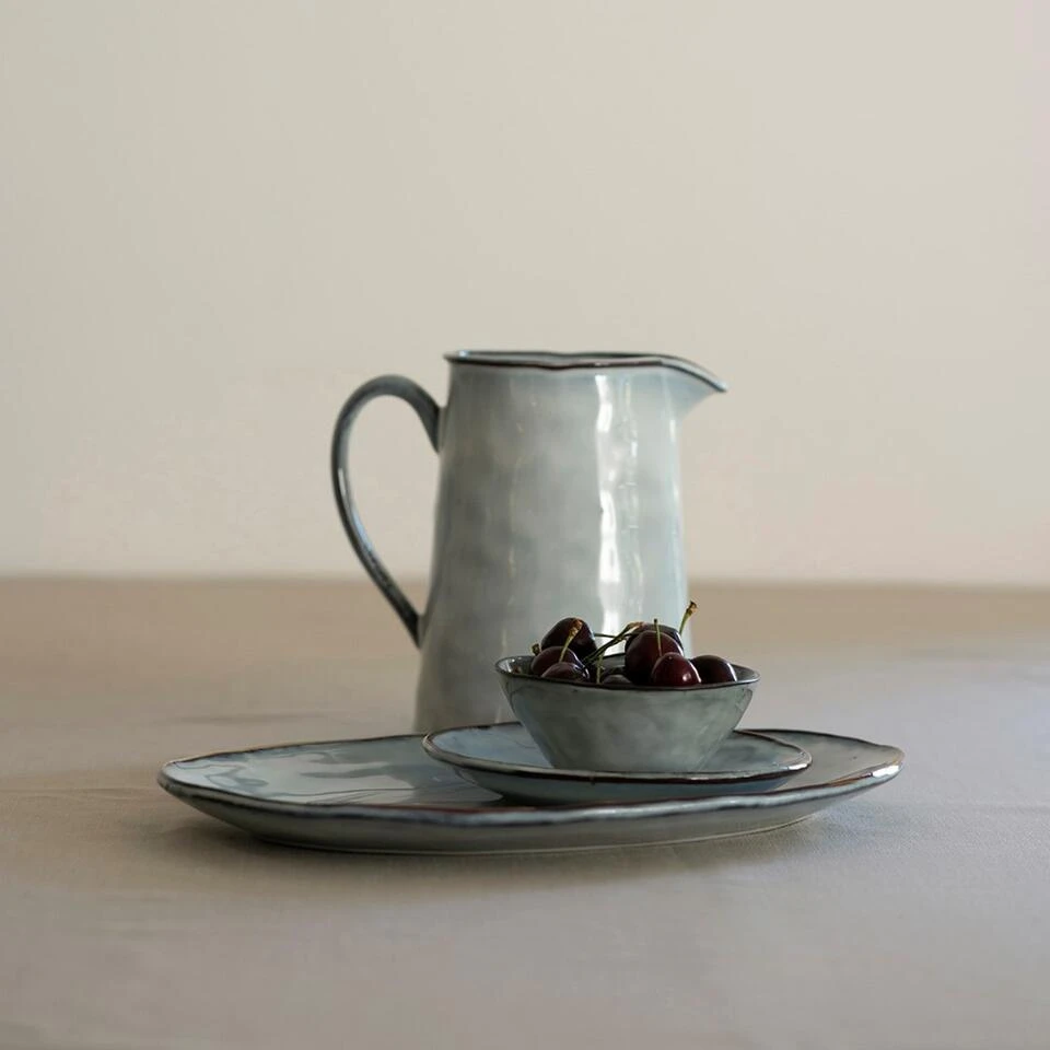 Dutch Rose Ovale Schaal 34x23 Cm Blauw 4 Dutch Rose Ovale Schaal 34x23 Cm Blauw - Afbeelding 4