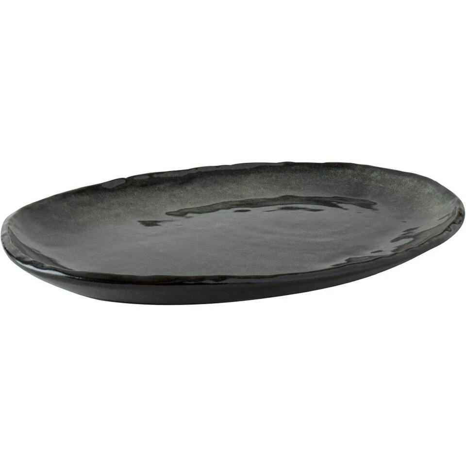 Dutch Rose Ovale Schaal 40x28 Cm Groen 2 Dutch Rose Ovale Schaal 40x28 Cm Groen - Afbeelding 2