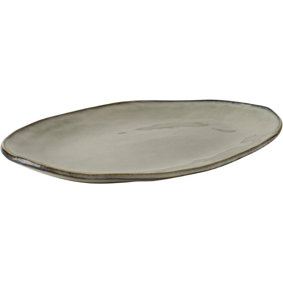 Dutch Rose Ovale Schaal 34x23 Cm Creme 2 Dutch Rose Ovale Schaal 34x23 Cm Creme - Afbeelding 2