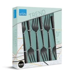 Amefa Felicity - 6 Gebaksvorkjes - Zwart 7 Amefa Felicity - 6 Gebaksvorkjes - Zwart -Tafel Benodigdheden Winkel 1000087321 0102