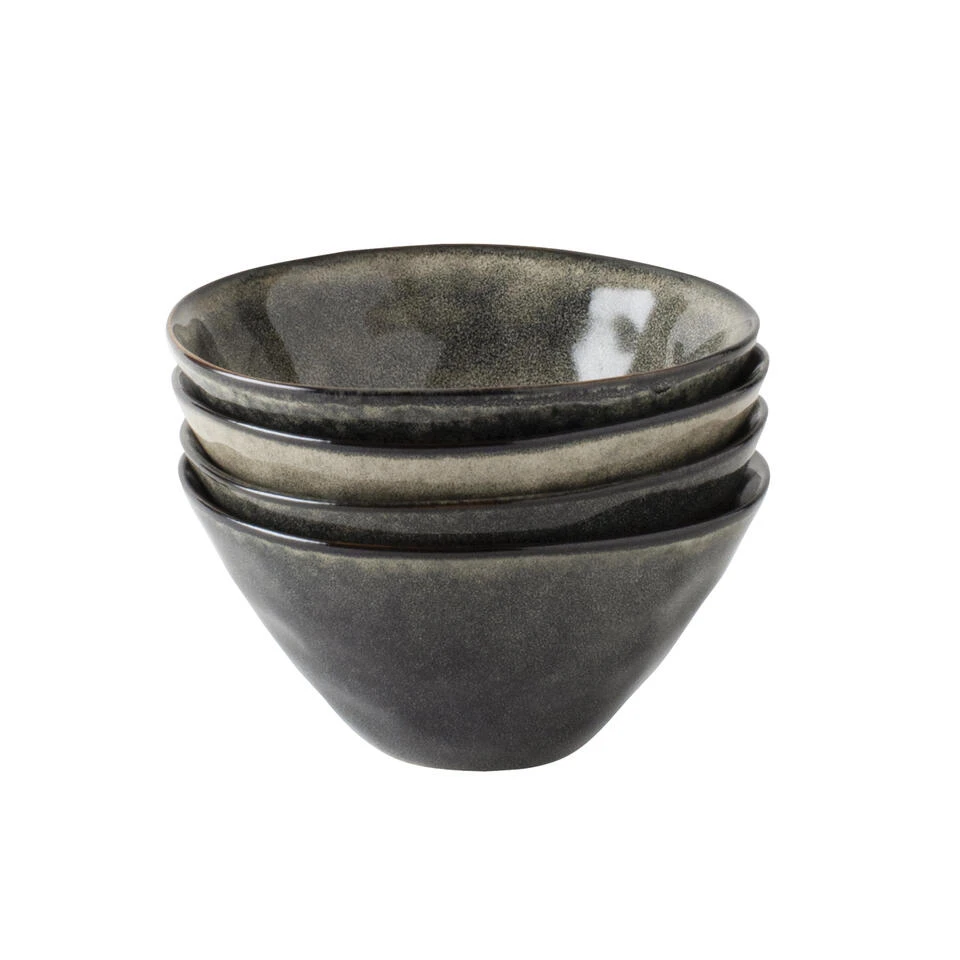 Dutch Rose Giftset 4 Kommen 14 Cm Groen 1 Dutch Rose Giftset 4 Kommen 14 Cm Groen