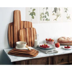 Teakhaus Elegant Collection - Serveerplank Hout Vierkant 30x30cm -Tafel Benodigdheden Winkel 1000088143 0111