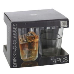 Excellent Houseware Whisky Glazen - 4x - Transparant - 360 Ml 5 Excellent Houseware Whisky Glazen - 4x - Transparant - 360 Ml -Tafel Benodigdheden Winkel 1000088606 0102