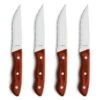 Amefa Hercule - 4 Steakmessen - Mahogany Red