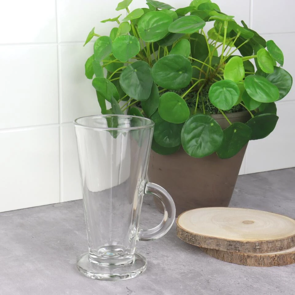 Orange85 Latte Macchiato Glazen 280 Ml 4 Stuks Met Oor Cappuchino Glazen 3 Orange85 Latte Macchiato Glazen 280 Ml 4 Stuks Met Oor Cappuchino Glazen - Afbeelding 3