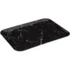 5Five Dienblad/serveer Tray Marble - Melamine - Zwart - 33 X 43 Cm