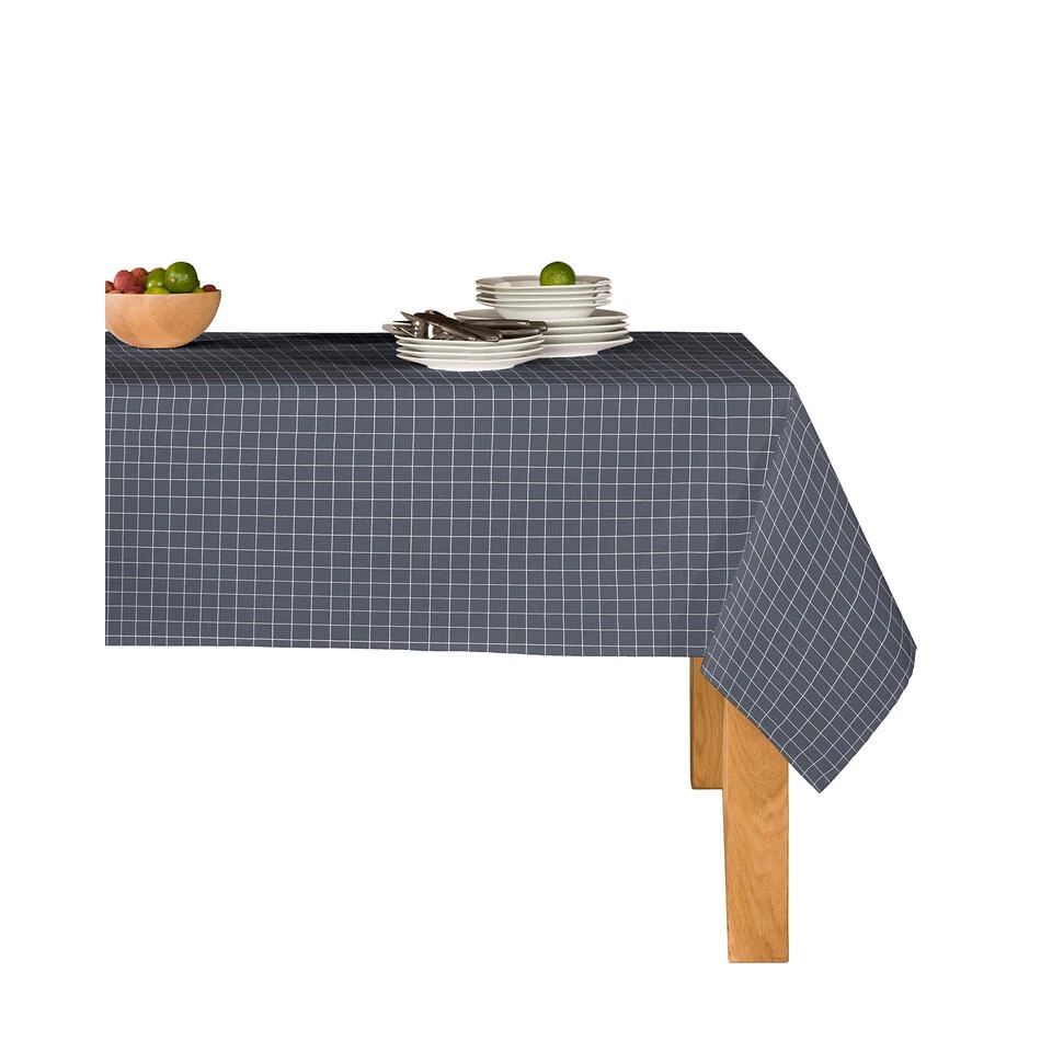 Mistral Home - TAFELKLEED - Afwasbaar - 140 X 240 Cm - Grijs 1 Mistral Home - TAFELKLEED - Afwasbaar - 140 X 240 Cm - Grijs