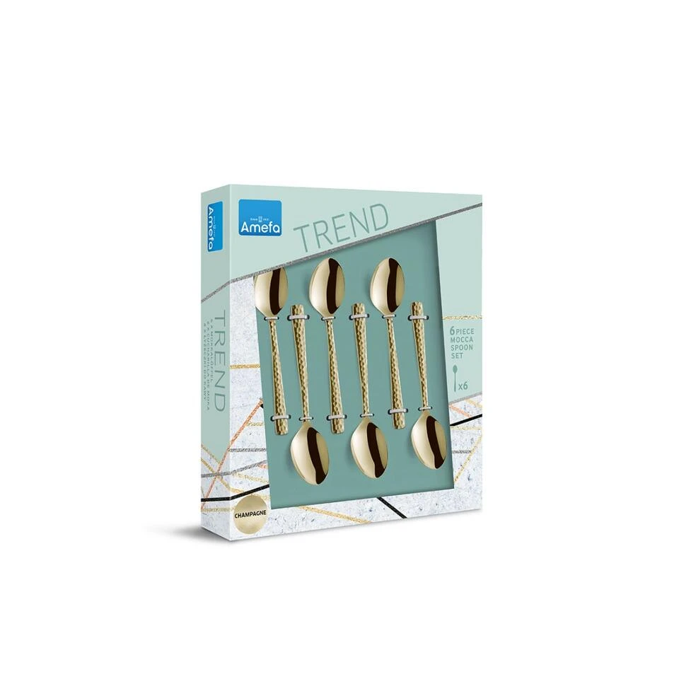 Amefa Felicity - 6 Theelepels - Champagne 3 Amefa Felicity - 6 Theelepels - Champagne - Afbeelding 3