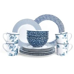 Laura Ashley Set 16 Delig Servies 4 Persoons -Tafel Benodigdheden Winkel 1000093052 0101