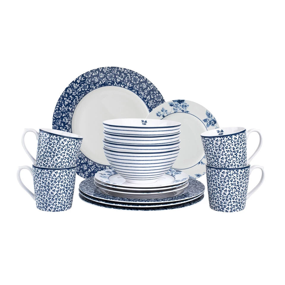 Laura Ashley Giftset 16 Delig Dinnerset 1 Laura Ashley Giftset 16 Delig Dinnerset
