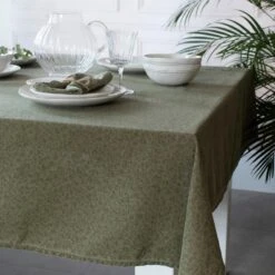 Laura Ashley Tafelkleed Sage Groen Wild Clematis 140x240cm -Tafel Benodigdheden Winkel 1000093099 0103